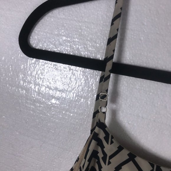 THML Sz S Chevron Flounce Layered Sleeveless Dres - Picture 7 of 8